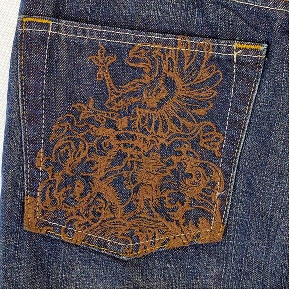 American Rag Cie Women's Bootcut Jeans 32X34 Chinese Dragon Embroidered NWT - Picture 9 of 11